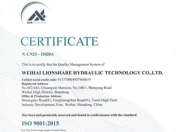 Certificados en Gestión de Calidad ISO 9001